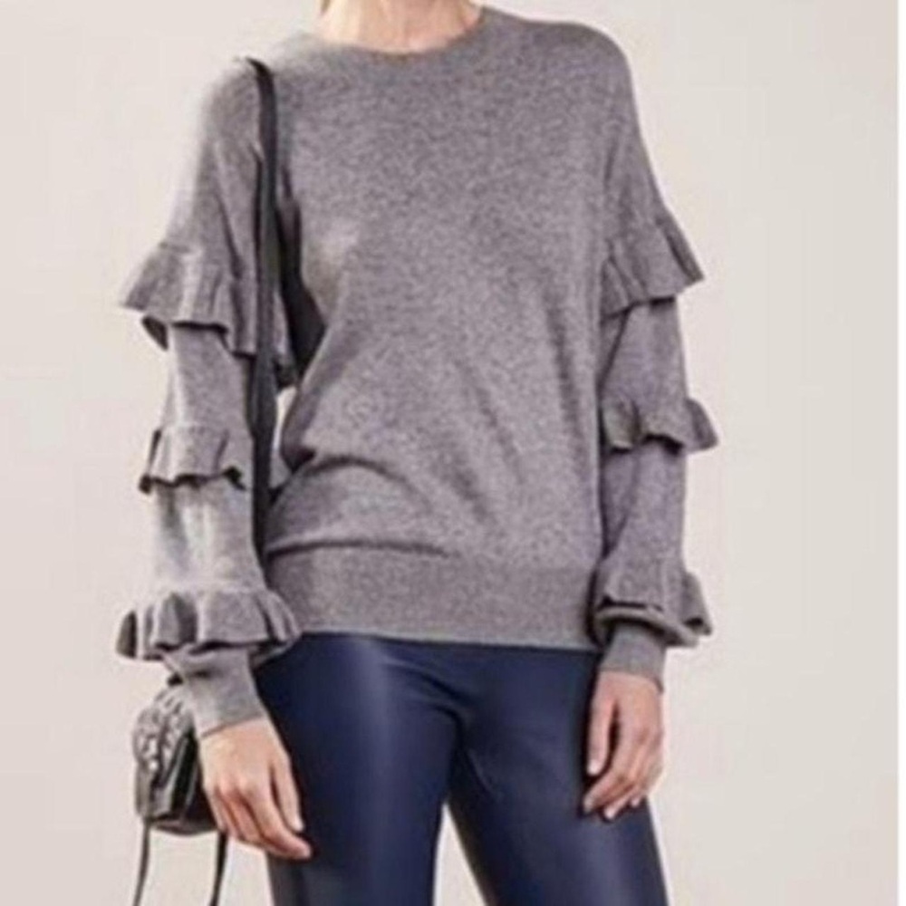 J. Crew Heather Gray‎ Wool Sweater